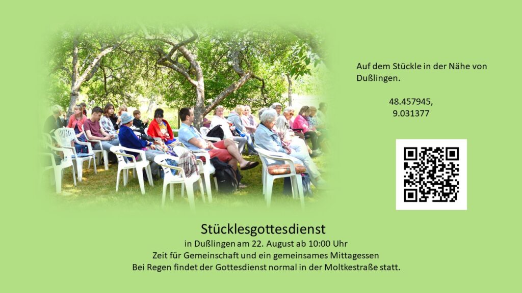 Einladung Stückles GoDi in Dusslingen